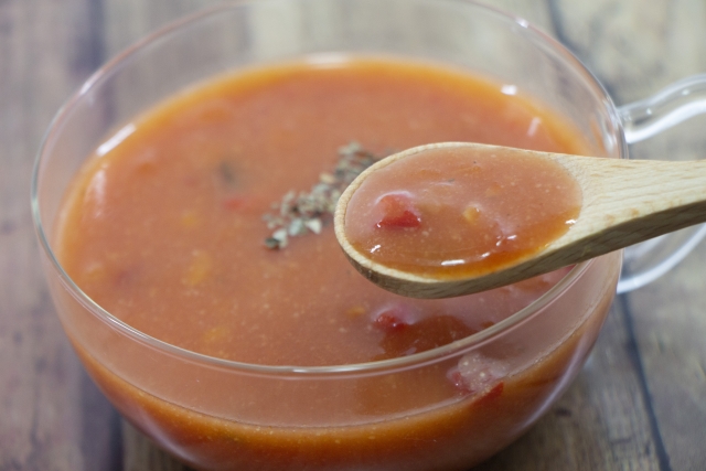 冷製トマトスープと梨のスープの作り方・レシピ【ヒルナンデス】