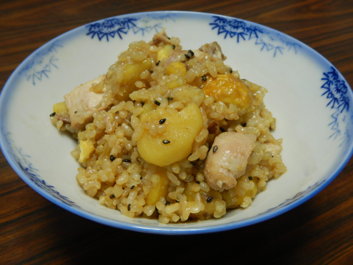 栗と鶏肉の炊き込みご飯レシピ！テレビで紹介されたものを作ってみた！