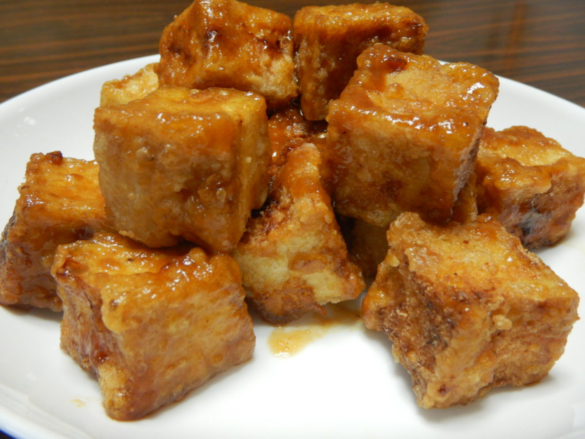 石垣島で食べた豆腐のガーリック揚げの再現レシピ 島豆腐がなくてもできる Lostathome